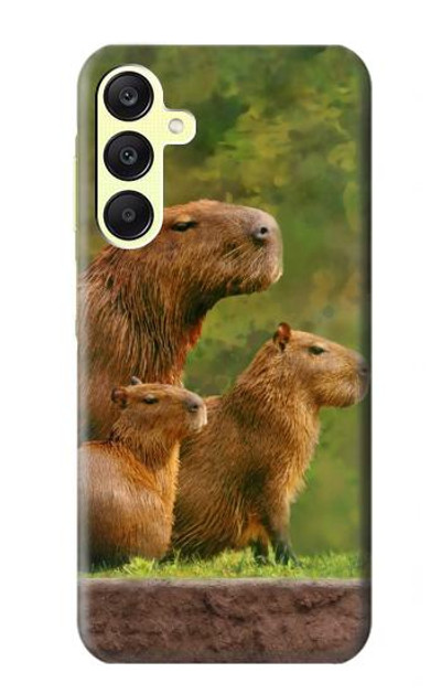 S3917 Capybara Family Giant Guinea Pig Case Cover Custodia per Samsung Galaxy A25 5G