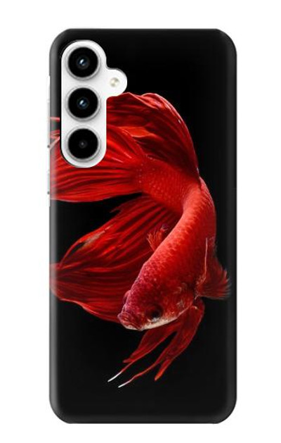 S2092 Red Siamese Fighting Fish Case Cover Custodia per Samsung Galaxy A35 5G S2092 Red Siamese Fighting Fish Case Cover Custodia per Samsung Galaxy A35 5G