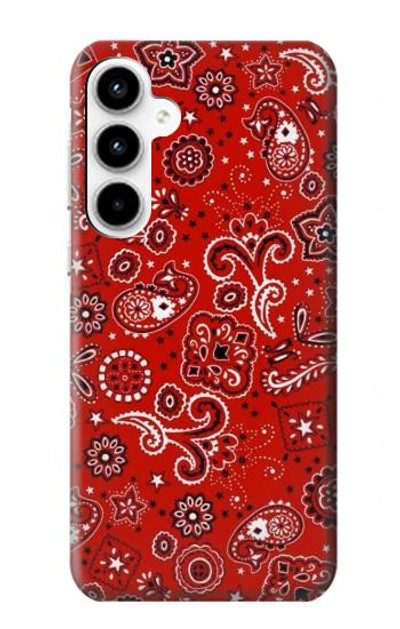 S3354 Red Classic Bandana Case Cover Custodia per Samsung Galaxy A35 5G