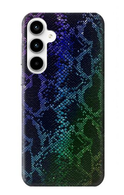 S3366 Rainbow Python Skin Graphic Print Case Cover Custodia per Samsung Galaxy A35 5G