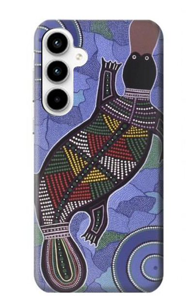 S3387 Platypus Australian Aboriginal Art Case Cover Custodia per Samsung Galaxy A35 5G