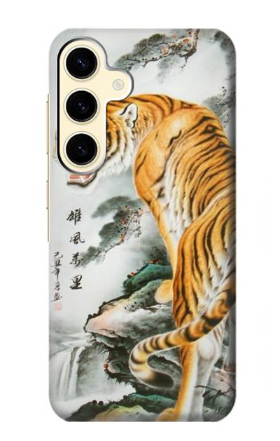 S2750 Oriental Chinese Tiger Painting Case Cover Custodia per Samsung Galaxy S24