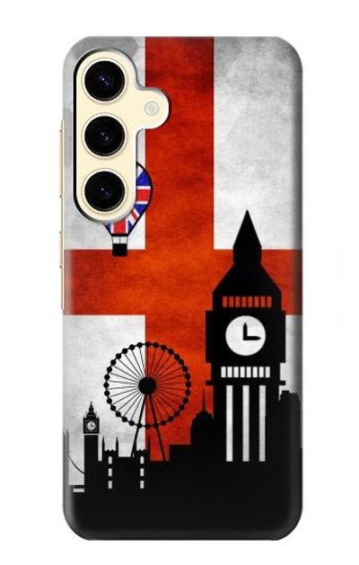 S2979 England Football Soccer Case Cover Custodia per Samsung Galaxy S24