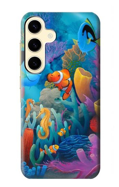 S3227 Underwater World Cartoon Case Cover Custodia per Samsung Galaxy S24