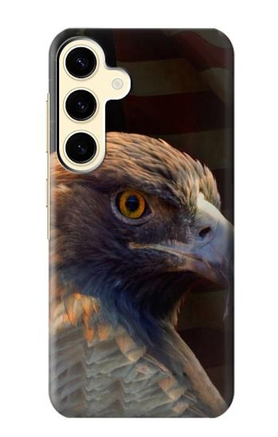 S3376 Eagle American Flag Case Cover Custodia per Samsung Galaxy S24