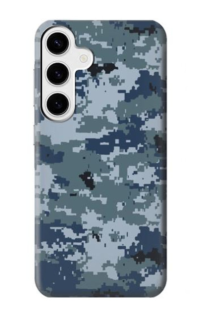 S2346 Navy Camo Camouflage Graphic Case Cover Custodia per Samsung Galaxy S24 Plus