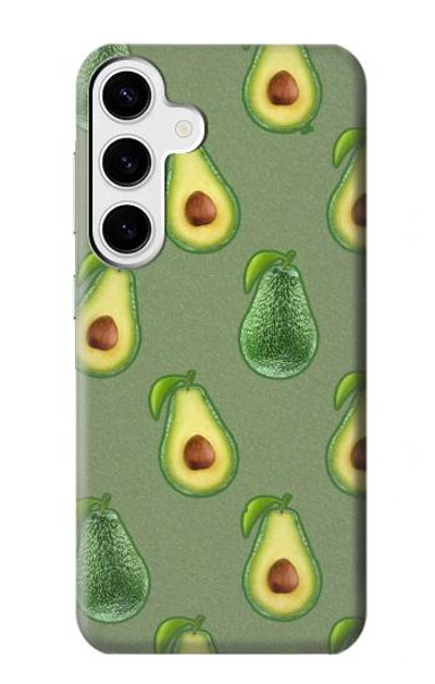 S3285 Avocado Fruit Pattern Case Cover Custodia per Samsung Galaxy S24 Plus