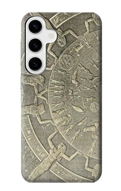 S3396 Dendera Zodiac Ancient Egypt Case Cover Custodia per Samsung Galaxy S24 Plus