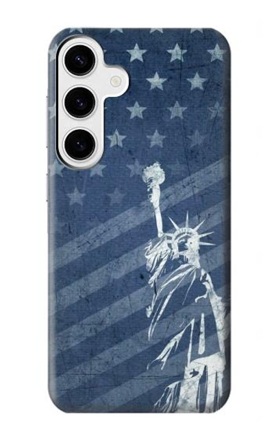 S3450 US Flag Liberty Statue Case Cover Custodia per Samsung Galaxy S24 Plus