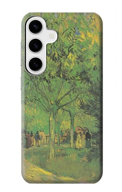 S3748 Van Gogh A Lane in a Public Garden Case Cover Custodia per Samsung Galaxy S24 Plus