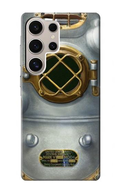 S2646 Vintage Deep Sea Diver Helmet Case Cover Custodia per Samsung Galaxy S24 Ultra