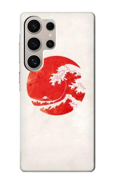 S3237 Waves Japan Flag Case Cover Custodia per Samsung Galaxy S24 Ultra