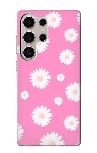 S3500 Pink Floral Pattern Case Cover Custodia per Samsung Galaxy S24 Ultra