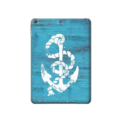 S3053 Marine Anchor Blue Case Cover Custodia per iPad 10.2 (2021,2020,2019), iPad 9 8 7