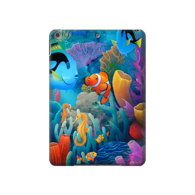 S3227 Underwater World Cartoon Case Cover Custodia per iPad 10.2 (2021,2020,2019), iPad 9 8 7