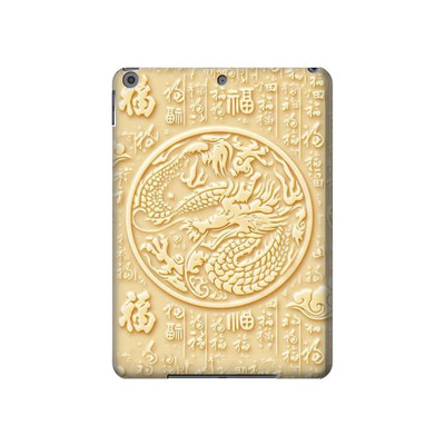 S3288 White Jade Dragon Graphic Painted Case Cover Custodia per iPad 10.2 (2021,2020,2019), iPad 9 8 7
