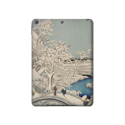 S3350 Utagawa Hiroshige Drum Bridge Yuhi Hill in Meguro Case Cover Custodia per iPad 10.2 (2021,2020,2019), iPad 9 8 7