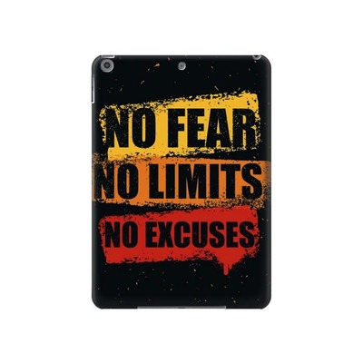 S3492 No Fear Limits Excuses Case Cover Custodia per iPad 10.2 (2021,2020,2019), iPad 9 8 7