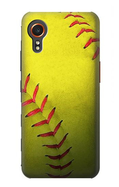 S3031 Yellow Softball Ball Case Cover Custodia per Samsung Galaxy Xcover7