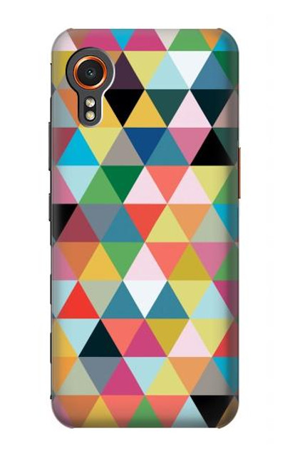 S3049 Triangles Vibrant Colors Case Cover Custodia per Samsung Galaxy Xcover7