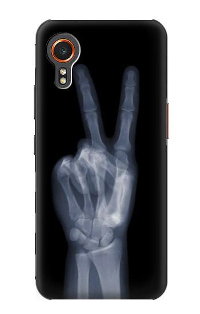 S3101 X-ray Peace Sign Fingers Case Cover Custodia per Samsung Galaxy Xcover7