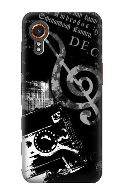 S3197 Music Cassette Note Case Cover Custodia per Samsung Galaxy Xcover7