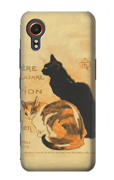 S3229 Vintage Cat Poster Case Cover Custodia per Samsung Galaxy Xcover7