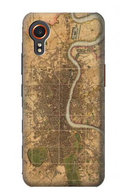 S3230 Vintage Map of London Case Cover Custodia per Samsung Galaxy Xcover7