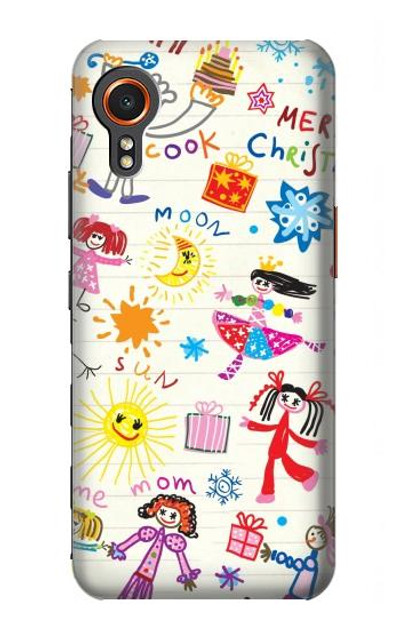 S3280 Kids Drawing Case Cover Custodia per Samsung Galaxy Xcover7