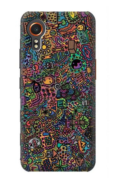 S3815 Psychedelic Art Case Cover Custodia per Samsung Galaxy Xcover7