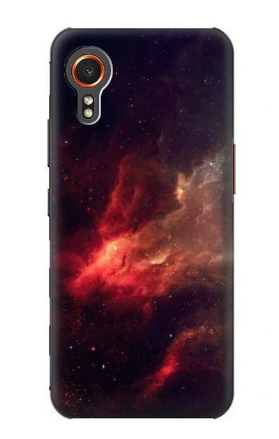 S3897 Red Nebula Space Case Cover Custodia per Samsung Galaxy Xcover7
