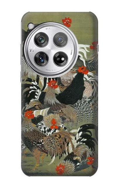 S2699 Ito Jakuchu Rooster Case Cover Custodia per OnePlus 12