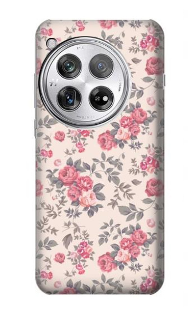 S3095 Vintage Rose Pattern Case Cover Custodia per OnePlus 12