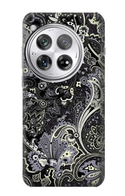 S3251 Batik Flower Pattern Case Cover Custodia per OnePlus 12