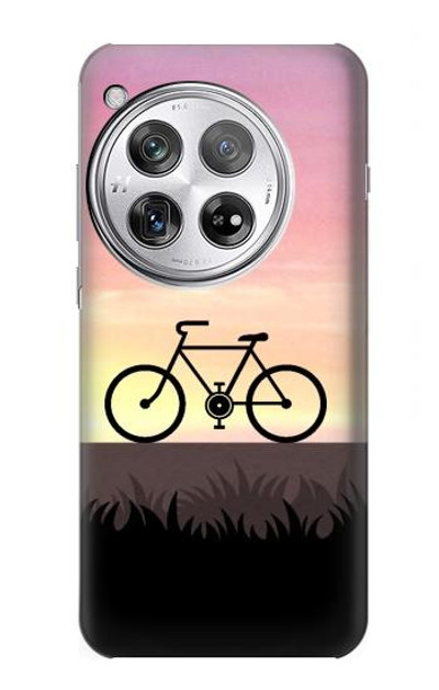 S3252 Bicycle Sunset Case Cover Custodia per OnePlus 12