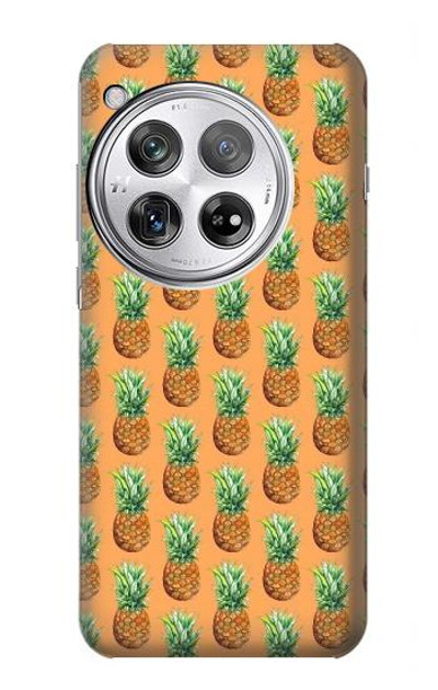 S3258 Pineapple Pattern Case Cover Custodia per OnePlus 12