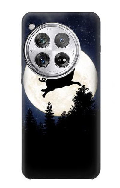 S3289 Flying Pig Full Moon Night Case Cover Custodia per OnePlus 12