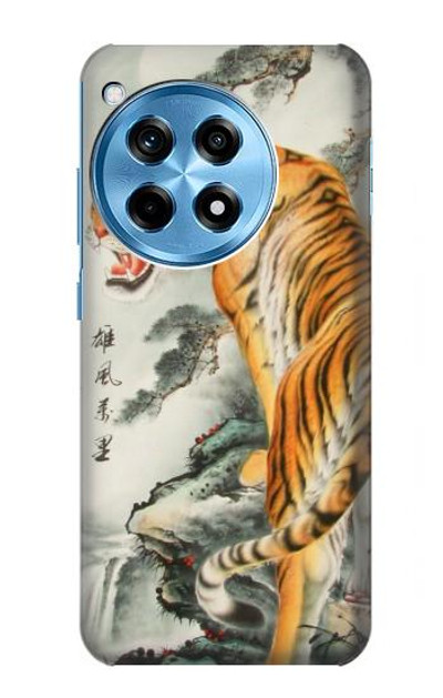 S1934 Chinese Tiger Painting Case Cover Custodia per OnePlus 12R