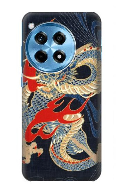 S2073 Japan Dragon Art Case Cover Custodia per OnePlus 12R