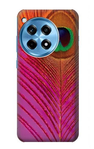 S3201 Pink Peacock Feather Case Cover Custodia per OnePlus 12R