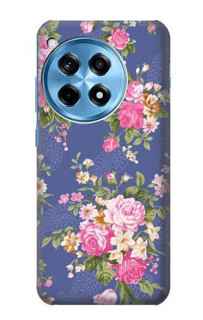 S3265 Vintage Flower Pattern Case Cover Custodia per OnePlus 12R