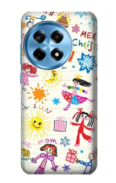 S3280 Kids Drawing Case Cover Custodia per OnePlus 12R