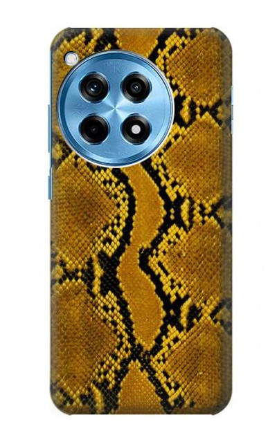 S3365 Yellow Python Skin Graphic Print Case Cover Custodia per OnePlus 12R