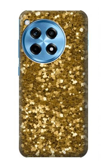 S3388 Gold Glitter Graphic Print Case Cover Custodia per OnePlus 12R