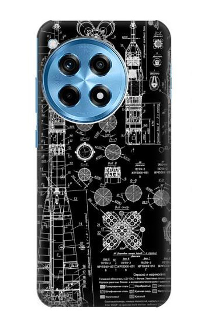 S3436 Apollo Blue Print Case Cover Custodia per OnePlus 12R