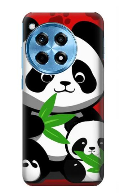 S3929 Cute Panda Eating Bamboo Case Cover Custodia per OnePlus 12R