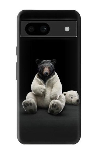 S0878 Black Bear Case Cover Custodia per Google Pixel 8a