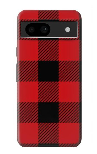 S2931 Red Buffalo Check Pattern Case Cover Custodia per Google Pixel 8a