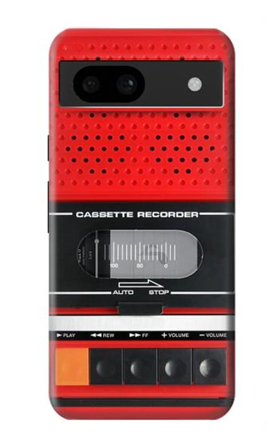 S3204 Red Cassette Recorder Graphic Case Cover Custodia per Google Pixel 8a