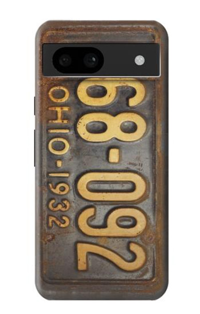 S3228 Vintage Car License Plate Case Cover Custodia per Google Pixel 8a